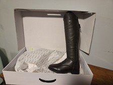 Horze Rover Tall Field Boots Women-Brown, 6.5, 37 European