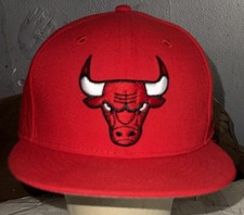 Chicago Bulls Hat Cap Snap Back Mens One Size Red NBA Basketball 9FIFTY New Era