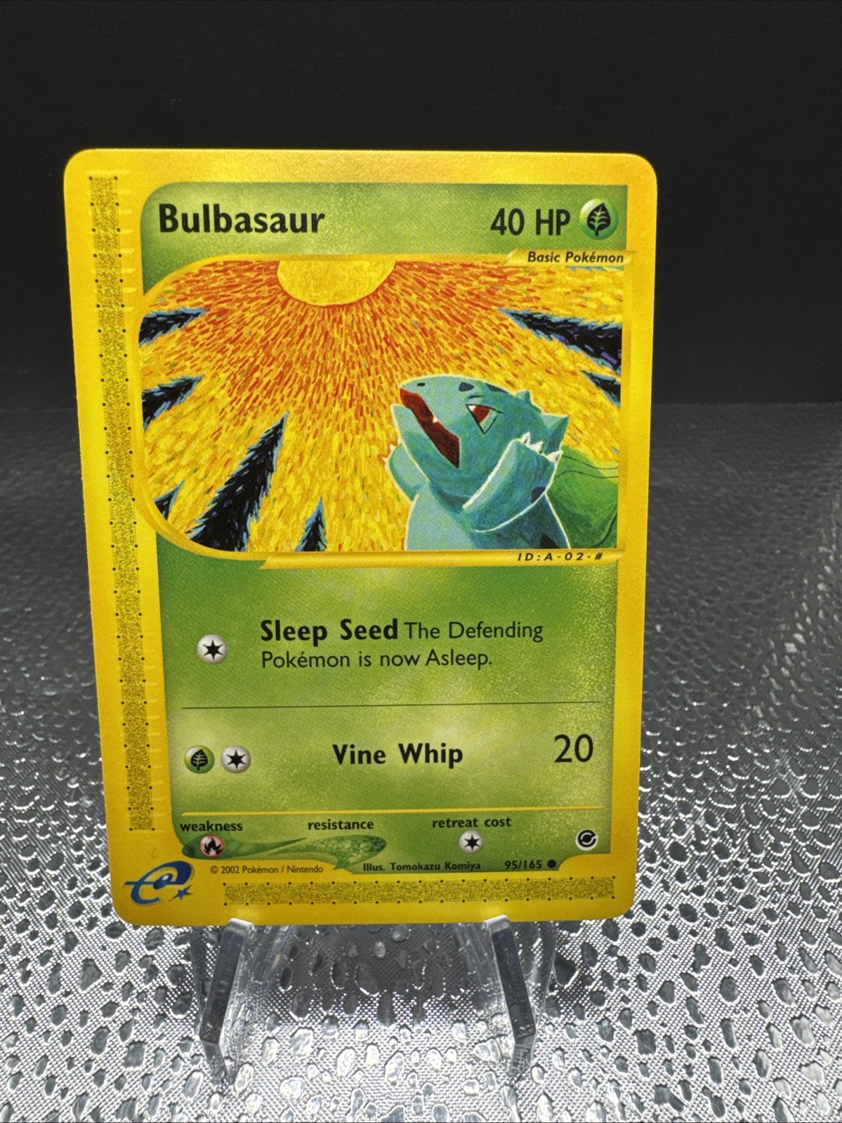 MINT Pokémon TCG Bulbasaur Expedition Base Set Card 95/165 Grass Starter Invest
