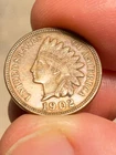 1902 Indian Head Cent Penny - AU with Red-Brown RB Luster!
