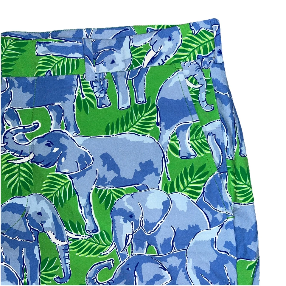 Polo Golf Ralph Lauren Para Hombres Estampado de Elefante Informal Golf Corto Talla 34 Foto 3 de 4