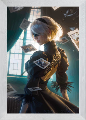 2B Nier Automata Kunst Gerahmtes Wandbild Poster Leinwanddruck Bild