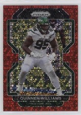 2021 Panini Prizm No Huddle Red Prizm 30/50 Quinnen Williams #89 15ej