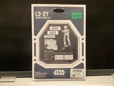 Disney Parks L3-37 Star Wars Droid Depot Metal Earth 3D Model Kit Galaxy's Edge