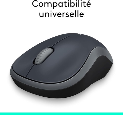 Logitech M185 Souris Sans Fil, 2.4 GHz avec Mini Récepteur USB, Longévité de la  - Imagen 3 de 10