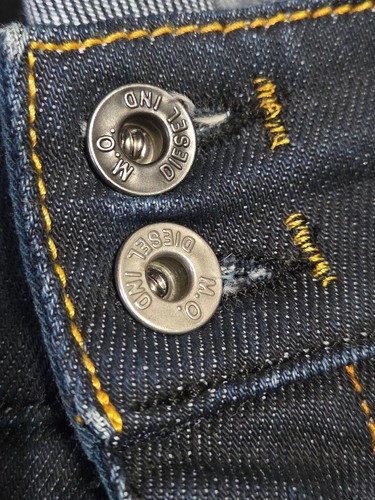 Jeans DIESEL Ronhar stret bootcut donna W31 L34 blu scuro denim Italia 33x35 CE - Foto 14 di 19