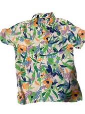 Cat And Jack Youth Small Hawaii Bottom Up Shirt