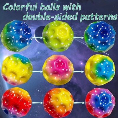 Astro Jump Ball Moon Ball Hohe Bounce Springender Gummiball Outdoor Jump Ball DE