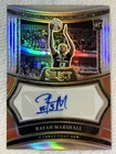 RAYAH MARSHALL 2025-26 SELECT ROOKIE AUTO SILVER PRIZM #SG-RM SUN