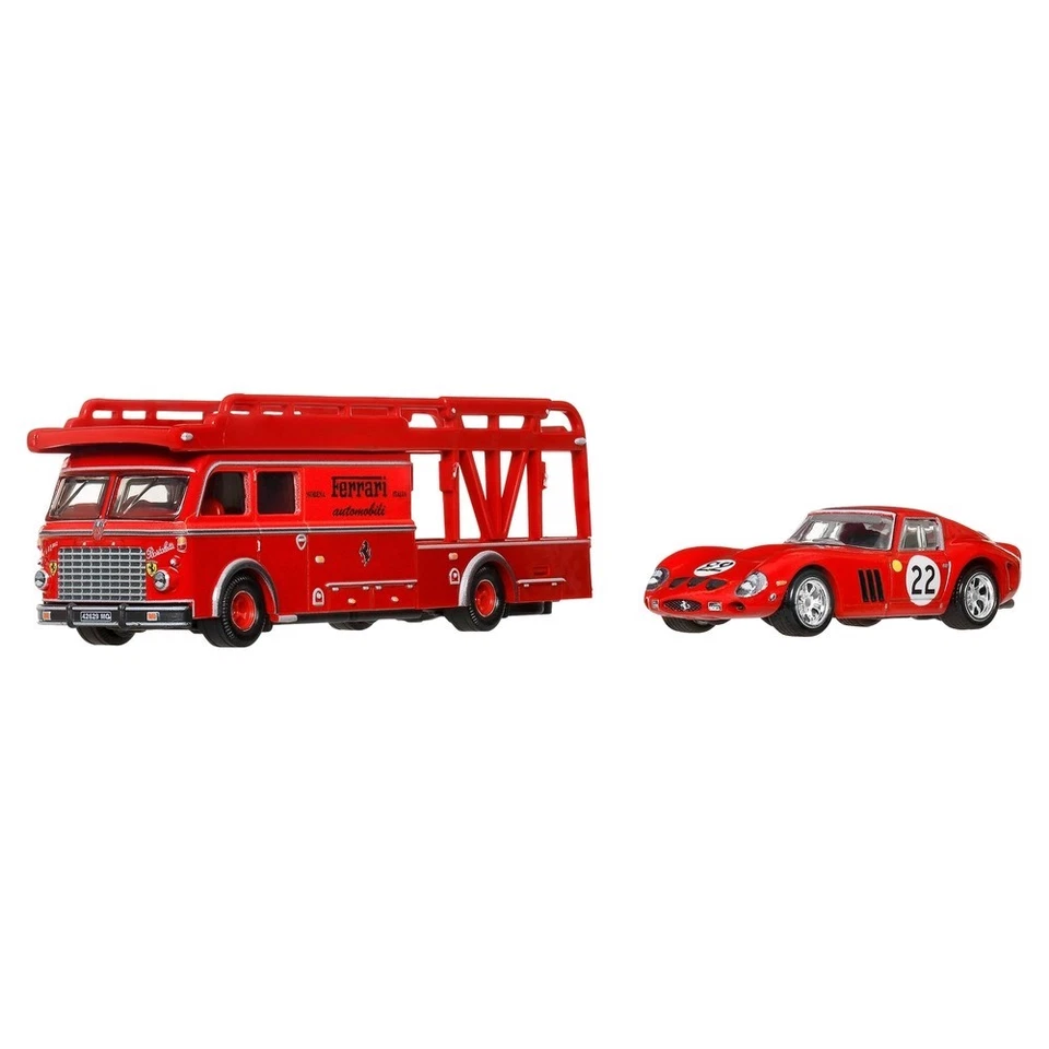 Hot Wheels Team Transport Ferrari 250 GTO / Fiat 642 RN2 Bartoletti Transporteur - Bild 2 von 2