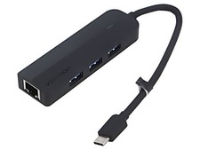 TGPBB USB 3.0 Hub, black, 5 ports, 0.15m ABS cable, color: black, VENTION