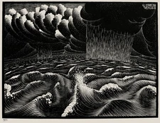 Maurits Cornelis Escher: The Second Day of Creation Archival Quality Art Print