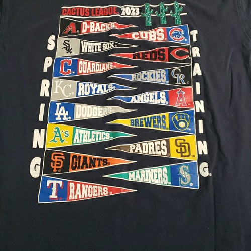 Camisa de entrenamiento de primavera de la Liga de Cactus New Era 2023 Arizona adulto béisbol grande - Imagen 4 de 8
