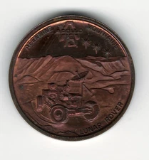 1971 SCOTT-WORDEN-IRWIN APOLLO 15 MEDAL TONED