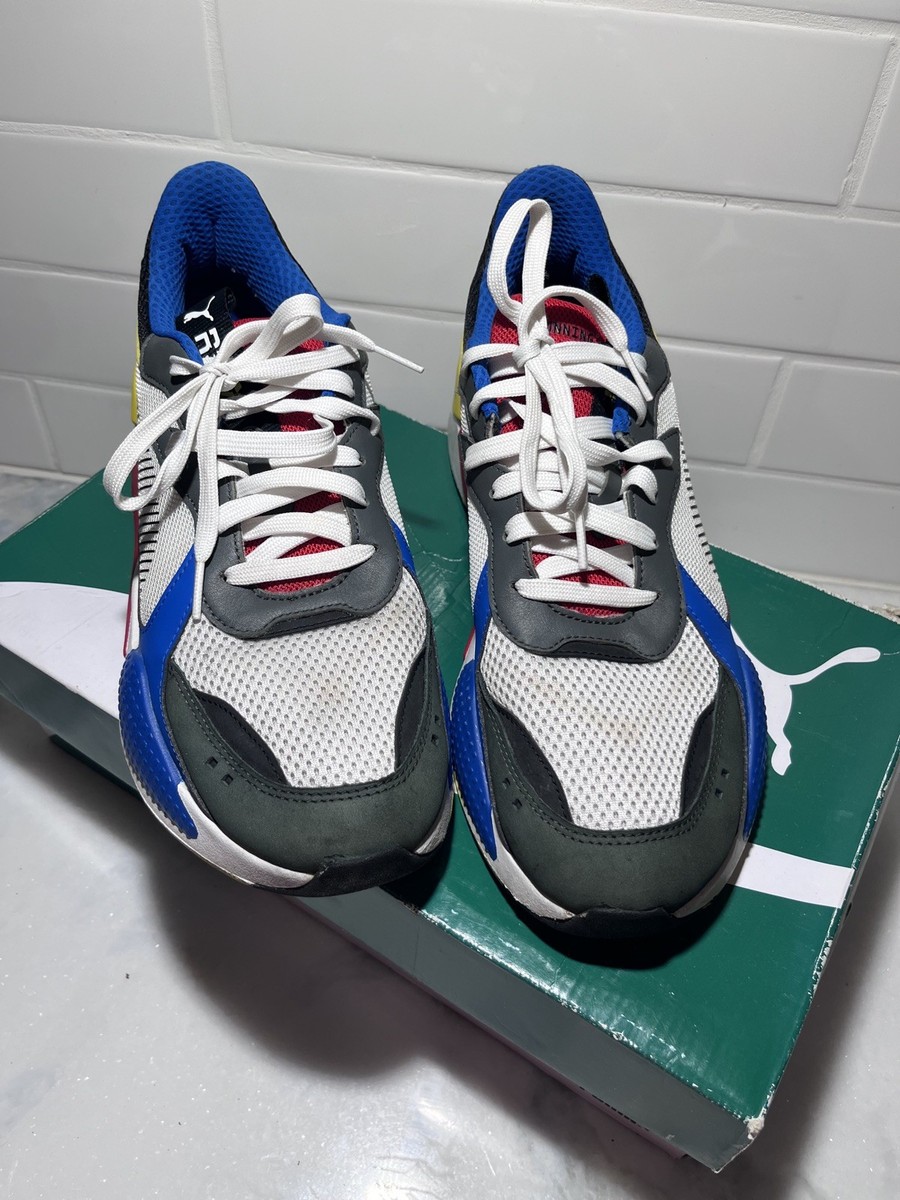 PUMA RS-X Toys 2018 - 369449-02 Mens Red, White, Blue Sneakers Sz