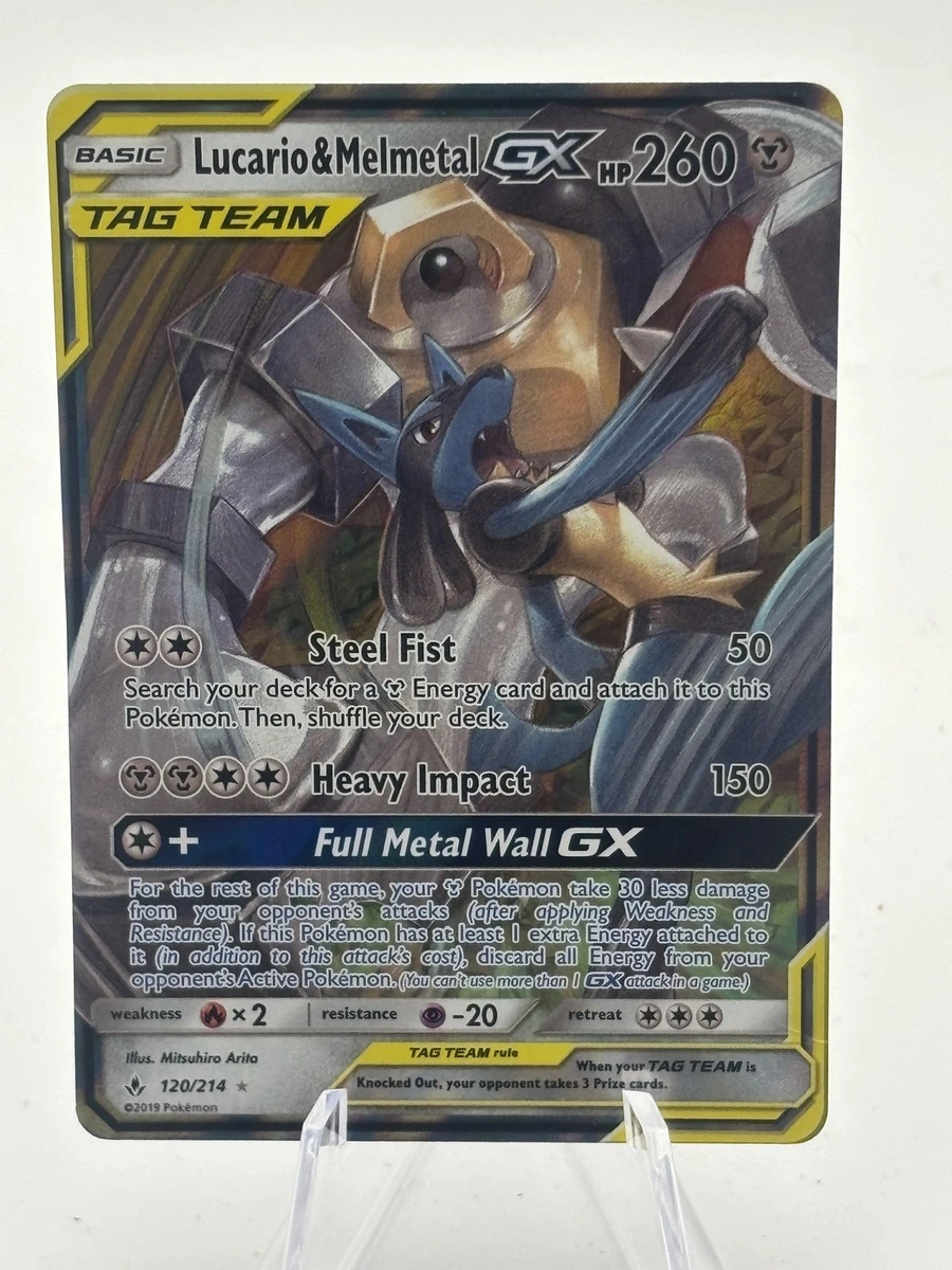 Lucario & Melmetal GX 120/214 Sm-Unbroken Bonds for sale | eBay