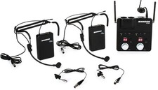 Samson Concert 288m Presentation Dual-Channel Wireless System w/LM7 Laveliers
