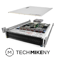 Dell PowerEdge R730xd Server 2x E5-2680v4 2.40Ghz 28-Core 384GB RAM 24x Caddies