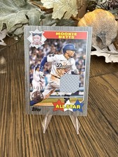 Mookie Betts  2022 Topps 1987 All-Star Relics Relic Card /199 Dodgers Star!
