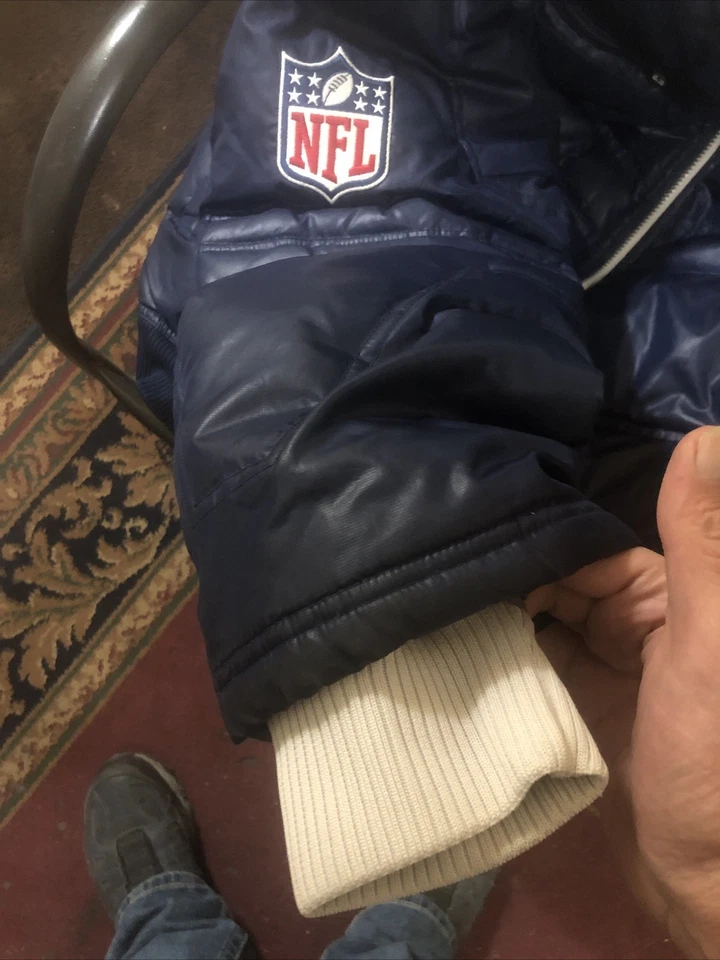 Abrigo de invierno vintage Patriots Reebok On Field Foto 4 de 4