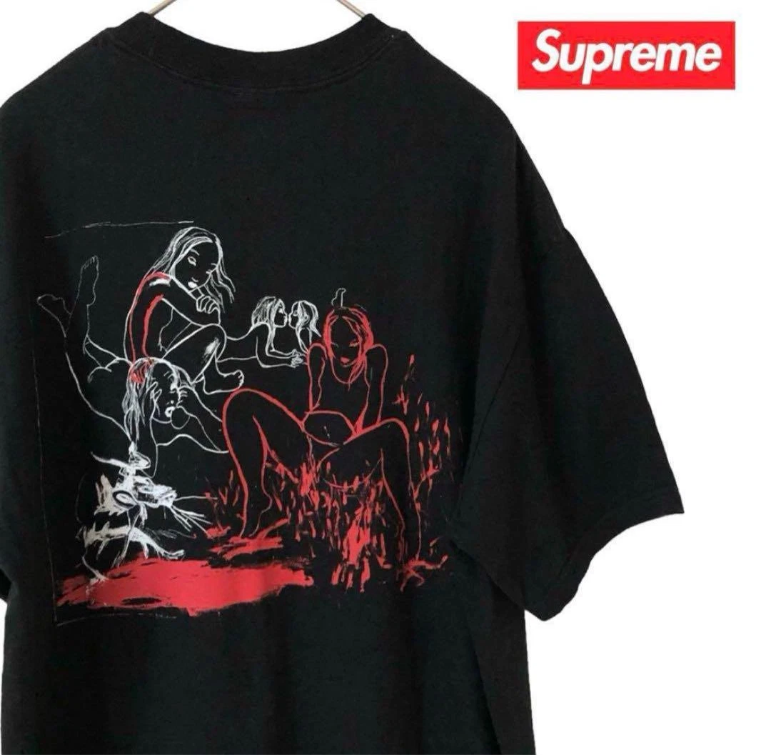 Tee shirt homme Supreme M Rita Ackerman emblématique streetwear rare occasion limitée