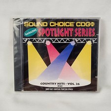 Sound Choice 8165 Country Hits Vol 26 CDG Karaoke CD New Sealed