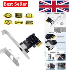 Image of Gigabit PCIe Network Card, 10/100/1000 Mbps Ethernet Adapter for Windows and Mac
