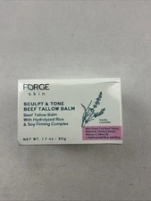 Forge Skin Sculpt & Tone Beef Tallow Balm Vanilla Lavender 1.7 oz Sealed