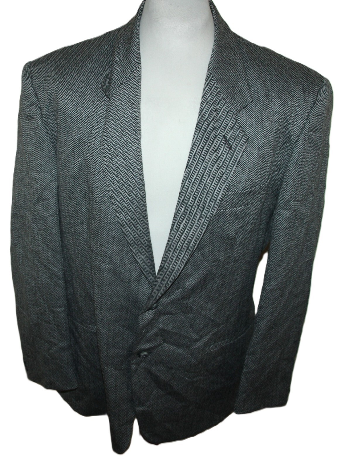Giacca YVES SAINT LAURENT VINTAGE UOMO LANA YSL taglia 52 business jacket