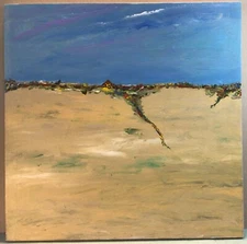 Distant Horizon Oil On Canvas 1980s