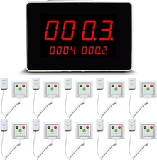 Wireless Bell Nurse Calling System Caregiver Pager Call for Elderly Senior