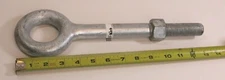 KOCH 9"  Eye Bolts With Nut Galvanized Good Quality Rigging Anchor