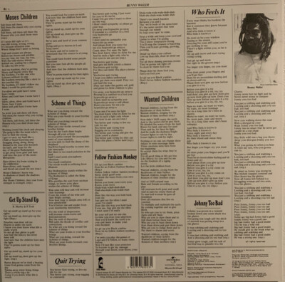 BUNNY WAILER - Protest LP - 180 Gram Vinyl Album - NEW