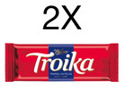 Nidar Troika Norwegian Chocolate 2X66g Raspberry Jelly Truffle Marzipan