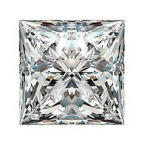 【HYERES LOR】24SS★ Essence Lab Diamond 14K 1ct Princess NC New .17 cttw 3MM Lab Lannyte Princess Cut Simulated Diamond