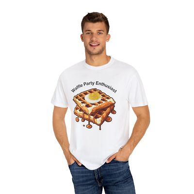 Waffle Party Enthusiast T-Shirt | Severance Inspired Tee | Deviled Egg & Waffle