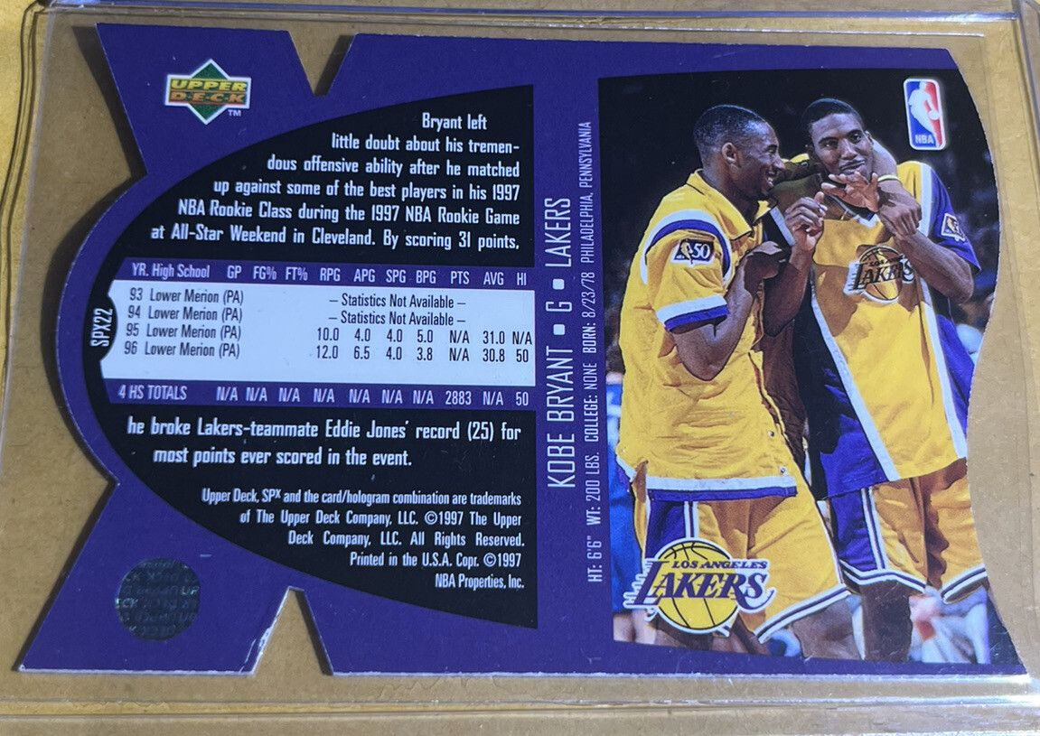 98 SPX gold Kobe Bryant コービー 1997-98 SPx - Kobe Bryant #21 Gold for sale online | eBay