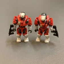Lot 2 Pcs Mega Bloks Construx Bloks Halo UNSC Spartan Gungnir  Figure GPT03 TOY