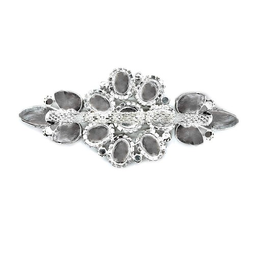 Rhinestone Diamante Motif Sew On Applique For Wedding Bridal Prom Gown & Dresses - Picture 99 of 102