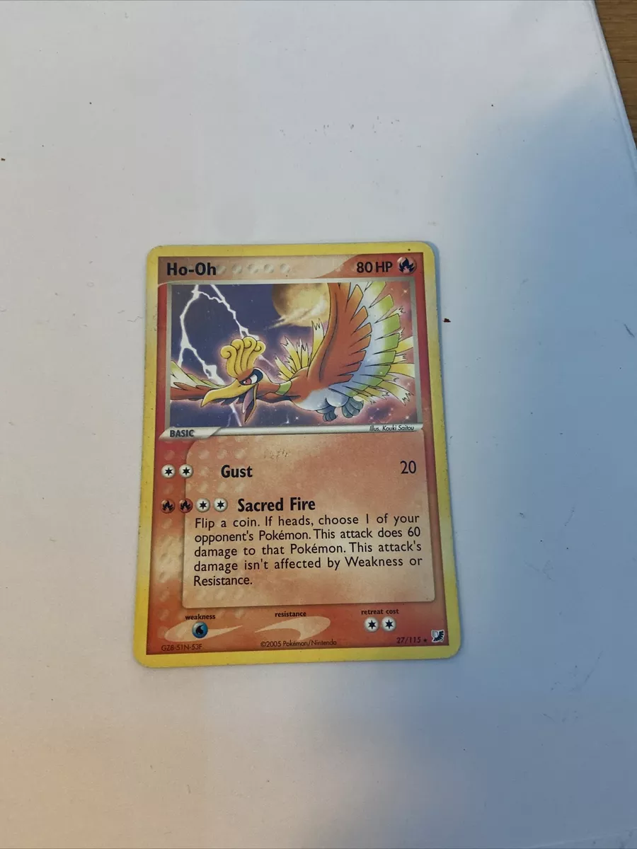 Ho-oh - Ex Unseen Forces Reverse Holo - Pokemon