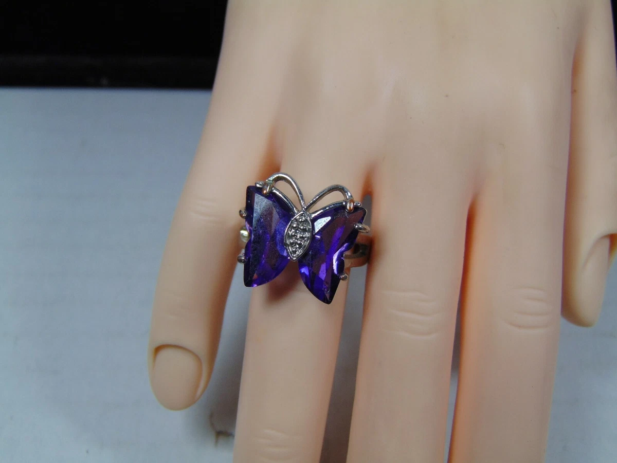Butterfly on sale stone ring