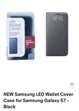 Funda tipo billetera LED Samsung para Samsung Galaxy S7 - Negra