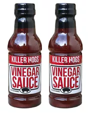 Killer Hogs VINEGAR Barbecue Sauce 16 oz (2 Pack)