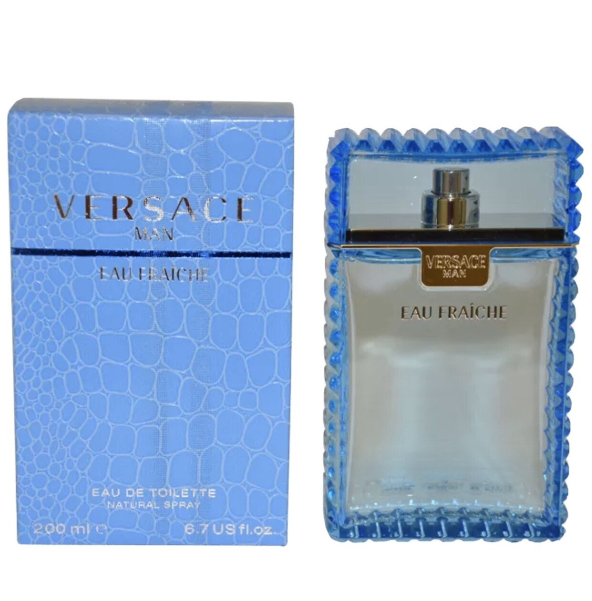 Versace Man Eau Fraiche by Gianni Versace Oz EDT Cologne for Men New in  Box