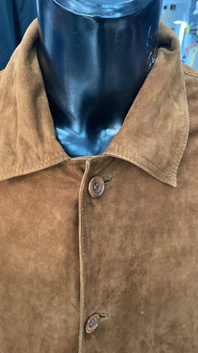 Genuine Leather Jacket Used Men's Size 58 Brown XXE137L | eBay Genuine Leather Jacket Used Men's Size 58 Brown XXE137L | eBay