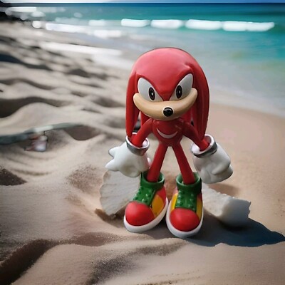 Jazwares Sega Super Poser KNUCKLES Sonic The Hedgehog 5 inch Action Figure 