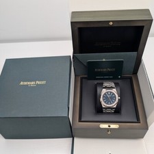 Unworn Audemars Piguet 16202ST.OO.1240ST.02 Royal Oak Blue Dial 2023 7