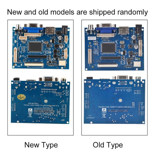 +VGa AV LCD Controller Board AT070TN92 AT070TN90 50Pin 800x480 Screen New - Picture 6 of 8