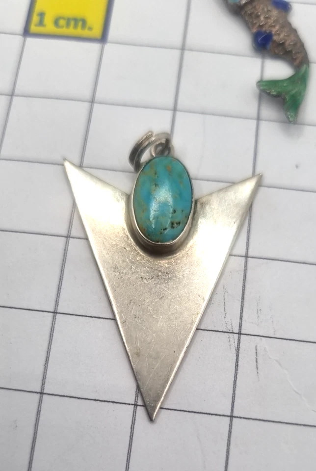 PENDENTI LOTTO GIADA TURCHESE SMALTO - Immagine 3 di 4