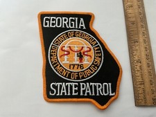 Georgia State Patrol  collectable patch new full size, tracking and insured